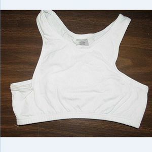 NEW Bob Barker 'EBASPLS34' Sport Bra Size 34 White